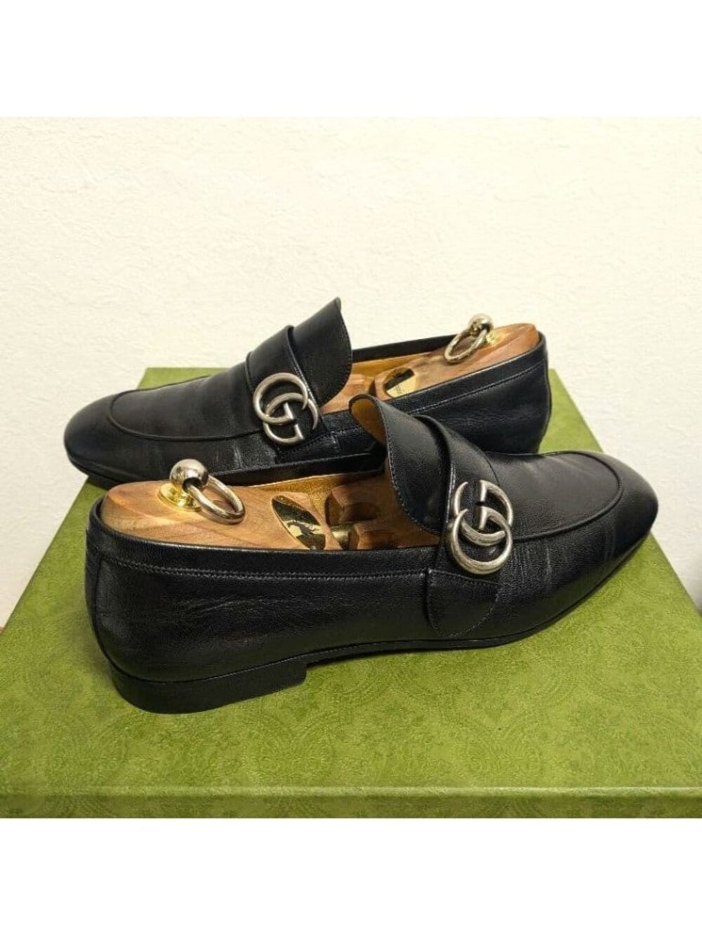 Gucci GG Marmont Loafers Black 7.5